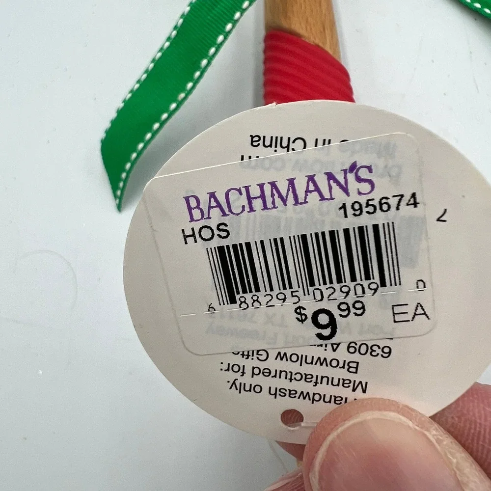 Brownlow Gifts Wooden Spoon Unisex OS Tan New Baking Memories Silicone Grip